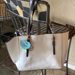 Sarit White spacious purse